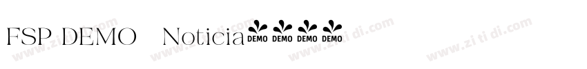 FSP DEMO   Noticia字体转换